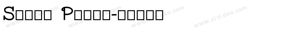 Sweet Poems字体转换